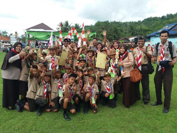 SDN Kaliputih Jawara Pesta Siaga Kwarran Purwojati