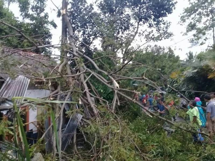 Hujan dan Angin Kencang di Kedungbanteng, 1 Rumah Hancur