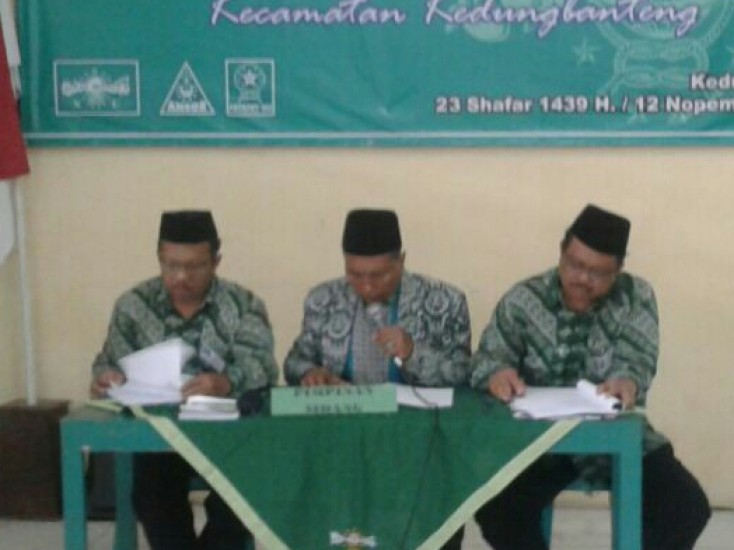 Kyai Jauhar Maknun-Surat Muslim Pimpin MWC NU Kedungbanteng