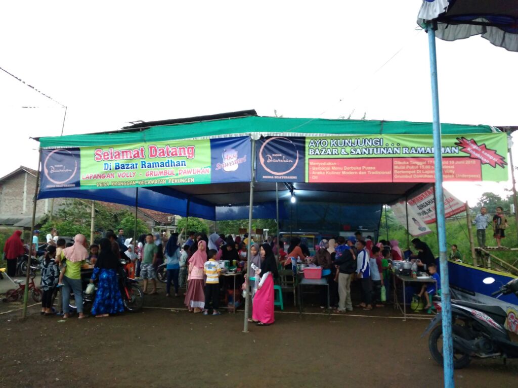 Komunitas Kabar Dawuhan Adakan Bazar Ramadhan