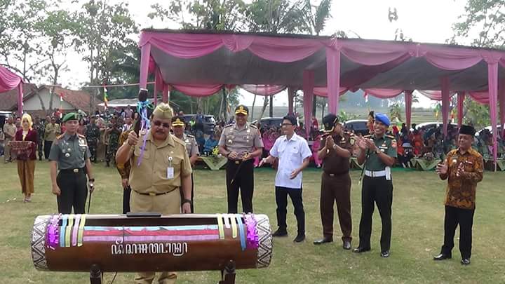 Plt Bupati Banyumas Buka TMMD Desa Sawangan Ajibarang