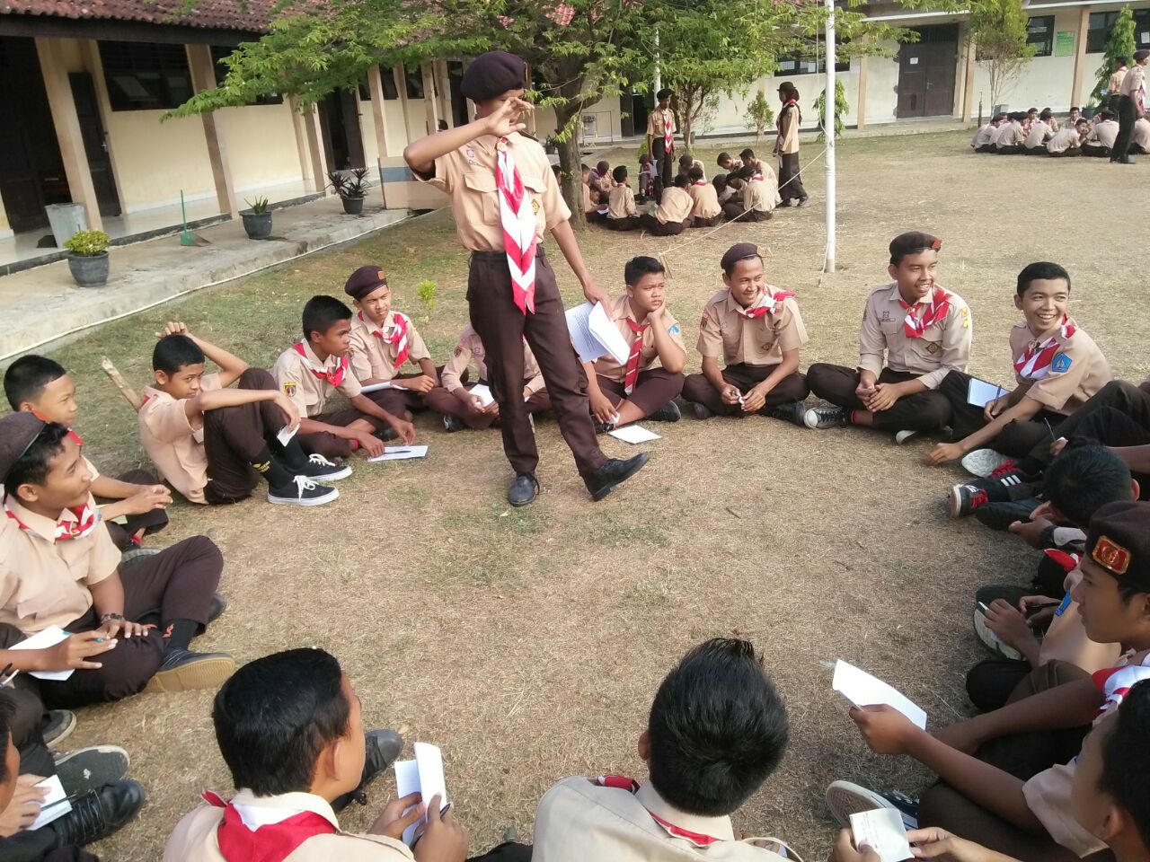 Anggota Baru Ambalan Pandu Kunthi Ikuti Latihan Perdana