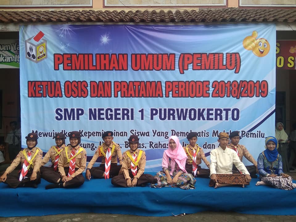Pemilu SMPN 1 Purwokerto Ajarkan Demokrasi Sejak Dini