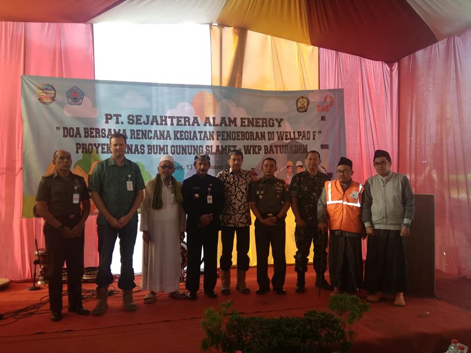Doa Bersama Pengeboran Sumur Kedua PLTPB Gunung Slamet