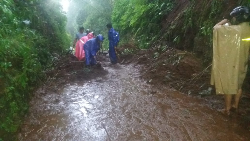 Hujan Deras Landa Banyumas, Sebabkan Longsor dan Pohon Tumbang