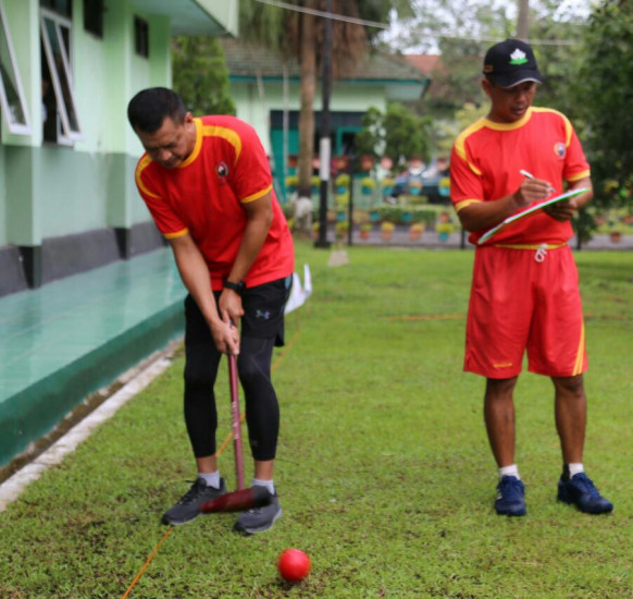 Danrem 071/Wk Gaungkan Woodball Kepada Masyarakat